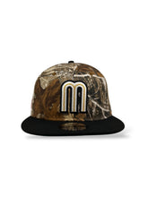 Load image into Gallery viewer, 9Fifty Snapback Mexico World Baseball Classic w/Flag Real Tree Edge/Black - Green UV
