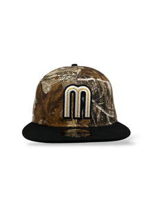 9Fifty Snapback Mexico World Baseball Classic w/Flag Real Tree Edge/Black - Green UV