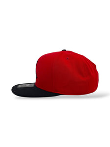 Men's Jordan Brand 2-Tone Red/Black Snapback - Jumpman Logo