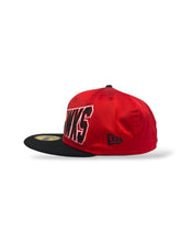 Load image into Gallery viewer, 59Fifty New Era Chicago Blackhawks &quot;Satin&quot; 2-Tone Red/Black - Gray UV
