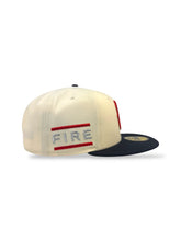 Load image into Gallery viewer, [VISITANTE] - 59FIFTY MLS CHICAGO FIRE 2-TONE CHROME/NAVY - GREY UV
