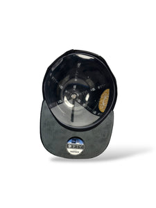 [MEXICO DE ORO V.3] 9Fifty A-Frame Snapback Mexico "El Guerrero" Black Suede Visor - Storm Grey Suede UV