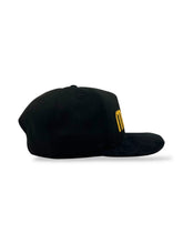 Load image into Gallery viewer, [MEXICO DE ORO V.2] 9Fifty A-Frame Snapback Mexico &quot;MEXICO&quot; Black Suede Visor - Storm Grey Suede UV
