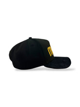 Load image into Gallery viewer, [MEXICO DE ORO V.2] 9Forty A-Frame Snapback Mexico &quot;Mexico&quot; Black Suede Visor - Storm Grey Suede UV
