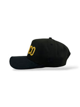 Load image into Gallery viewer, [MEXICO DE ORO V.2] 9Forty A-Frame Snapback Mexico &quot;Mexico&quot; Black Suede Visor - Storm Grey Suede UV
