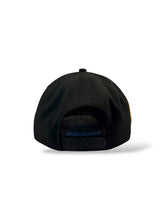 Load image into Gallery viewer, [MEXICO DE ORO V.3] 9Forty A-Frame Snapback Mexico &quot;El Guerrero&quot; Black Suede Visor - Storm Grey Suede UV
