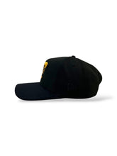 Load image into Gallery viewer, [MEXICO DE ORO V.4] 9Forty A-Frame Snapback Mexico Skull Chief Black Suede Visor - Storm Grey Suede UV
