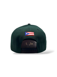 Burdeens x Ali Six [TAINO COQUI] 9Forty A-Frame 2T Dark Green/Black - Pink UV