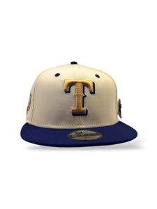 9Fifty Snapback Texas Rangers "Rangers Captain" Pin 2-Tone - Gray UV