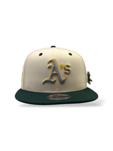 9Fifty Snapback Oakland Athletics "Stomper" Pin 2-Tone - Gray UV