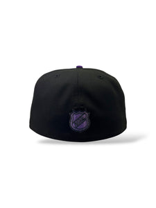 59Fifty NHL Chicago Blackhawks "Hockey Fights Cancer" 2-Tone Black/Purple - Grey UV