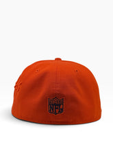 Load image into Gallery viewer, 59Fifty New Era Chicago Bears "Bear on Ball" Side Script Orange - Grey UV
