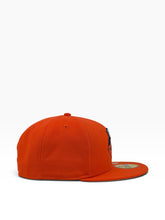 Load image into Gallery viewer, 59Fifty New Era Chicago Bears "Bear on Ball" Side Script Orange - Grey UV
