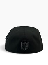 Load image into Gallery viewer, 59Fifty New Era Chicago Bears "Bear on Ball" Side Script Black on Black - Grey UV
