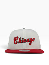 Load image into Gallery viewer, 9Fifty MLB Chicago White Sox Script 95th Anniversary 2T Wht/Red Snapback - Grey UV
