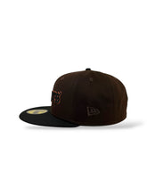 Load image into Gallery viewer, [EL HIJO DESOBEDIENTE] 59Fifty Los Angeles Dodgers "Viva" Burnt Wood/Black - Pink UV
