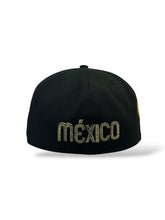 Load image into Gallery viewer, [MEXICO DE ORO V.1] 59Fifty Mexico &quot;M&quot; Black Suede Visor - Storm Grey Suede UV
