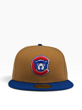 Load image into Gallery viewer, 59Fifty New Era Chicago Cubs Deceptor Logo 2-Tone Light Bronze/Royal - Gray UV
