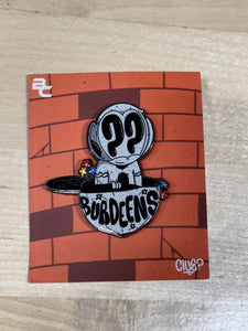 Burdeens x @Clue.Chicago 1.5" Collector Pin [OUT THE CONCRETE]
