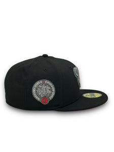 59Fifty 1962 Chicago Cubs Wrigley Field Patch Black - Red UV  [Red Bottom Collection]