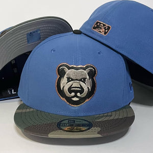 59Fifty MiLB Iowa Cubs 2-Tone  Indigo/Woodland Camo - Grey UV [HEADZAINTREDEE]