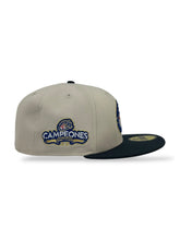 Load image into Gallery viewer, 59Fifty Charros de Jalisco Liga Mexicana 2-Tone Stone/Navy - Grey UV
