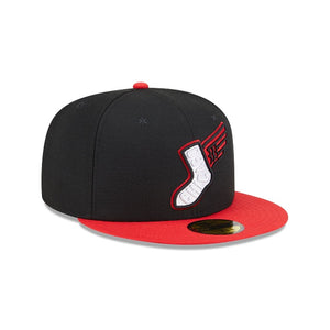 59Fifty Chicago White Sox 2025 City Connect "BRED" 2T Black/Red - Grey UV