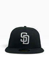 Load image into Gallery viewer, 59Fifty New Era Rhinestone San Diego Padres Black - Grey UV
