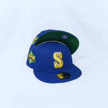 Load image into Gallery viewer, 59Fifty Seattle Mariners 1989 All-Star Game [The Kid] Royal - Green UV
