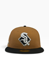 Load image into Gallery viewer, 59Fifty New Era Chicago White Sox Deceptor Logo 2-Tone Light Bronze/Black- Gray UV

