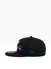 Load image into Gallery viewer, [CATW CUBS] 59Fifty Chicago Cubs "Chicago Against The World" Black - Blue UV
