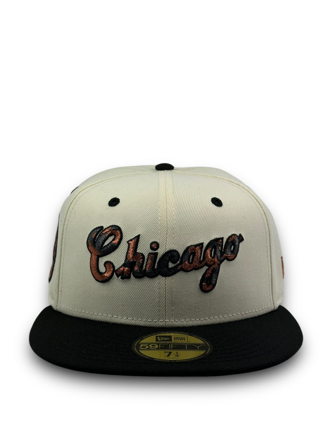 [LA VACA] 59Fifty Chicago White Sox 75 Years 2-Tone Chrome/Black - Grey UV by @SLG.FITTEDZ