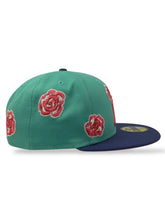 Load image into Gallery viewer, 59Fifty LMB x NEWERAMX  Sultanes de Monterrey 2T Roses Clear Mint/Orchid - Rose UV
