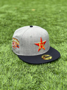 59Fifty Houston Astros 2015 A.L. "ROTY" Jackie Robinson Award 2-Tone Heather Grey/Navy - Green UV