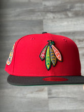Load image into Gallery viewer, [FEATHERS] 59Fifty NHL Chicago Blackhawks 1991 All-Star Game 2-Tone - Green UV
