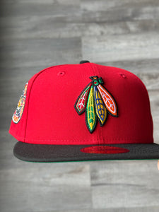 [FEATHERS] 59Fifty NHL Chicago Blackhawks 1991 All-Star Game 2-Tone - Green UV