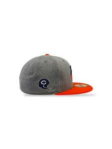59Fifty New Era Chicago Bears "Fleece" 2T Grey/Orange - Green UV