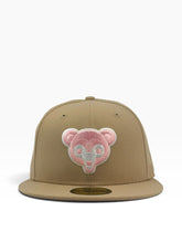 Load image into Gallery viewer, [Camel Cubs 1.0] 59Fifty Chicago Cubs Wrigley Field Ivy Camel - Pink UV
