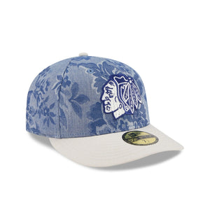 59Fifty Three Looms X New Era Chicago Blackhawks 2-Tone Denim - Gray UV