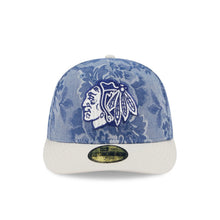 Load image into Gallery viewer, 59Fifty Three Looms X New Era Chicago Blackhawks 2-Tone Denim - Gray UV
