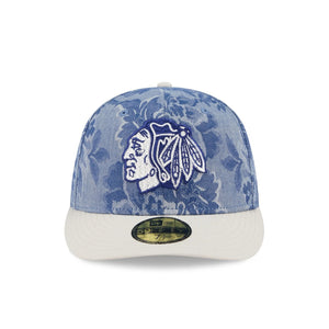 59Fifty Three Looms X New Era Chicago Blackhawks 2-Tone Denim - Gray UV