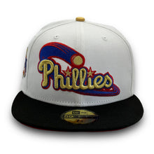 Load image into Gallery viewer, 59Fifty Philadelphia Phillies Script 1996 All-Star Game White - Red UV
