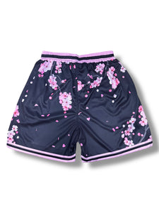 [BLACK CHERRY BLOSSOM] Basketball Shorts by La Villita Basketball