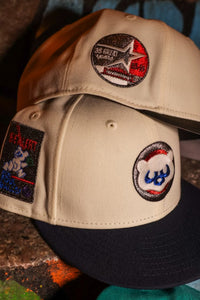 [Stranger 2.0]  59Fifty Chicago Cubs Be Alert 2T Chrome/Night Shift Navy - Grey UV