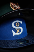 Load image into Gallery viewer, 59Fifty Chicago White Sox Interleague 2-Tone - Gray UV [DENIM SOX] by @bluebrims
