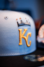 Load image into Gallery viewer, 59Fifty Kansas City Royals 25 Years 2-Tone - Grey UV by [@yote_city]
