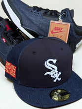 Load image into Gallery viewer, [Navy Denim White Sox] 59Fifty Chicago White Sox Navy - Gray UV
