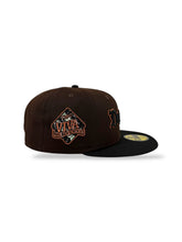 Load image into Gallery viewer, [EL HIJO DESOBEDIENTE] 59Fifty Los Angeles Dodgers "Viva" Burnt Wood/Black - Pink UV
