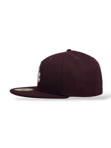 59Fifty Guerreros de Oaxaca Liga Mexicana Maroon - Grey UV