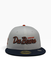 Load image into Gallery viewer, [DA BEARS] 59Fifty Chicago Bears Super Fan White/Navy - Green UV
